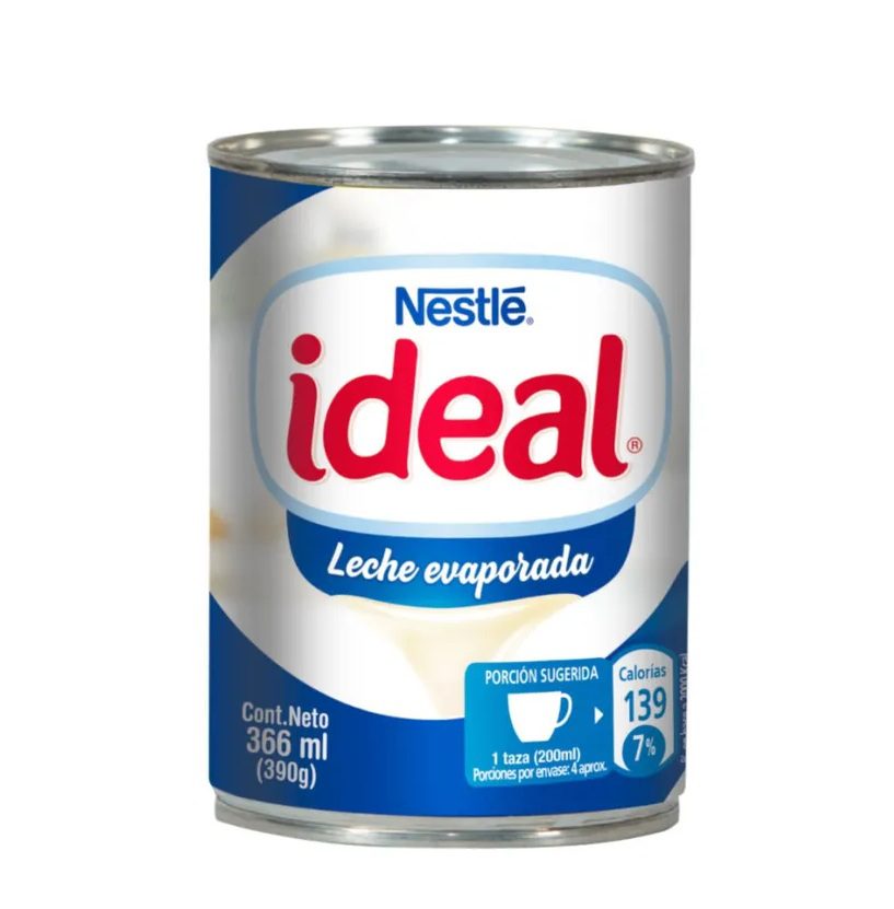 LECHE EVAPORADA IDEAL 48X400 gr