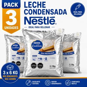 LECHE CONDENSADA NESTLE 3X6 kg