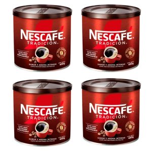 NESCAFE TRADICION Pack 4 Tarros de 400 gramos